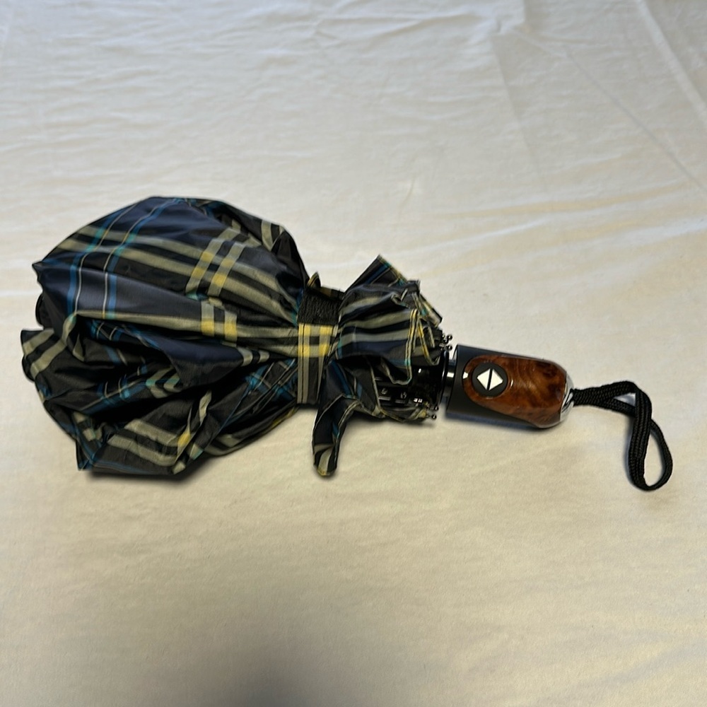 Plaid Print Umbrella
